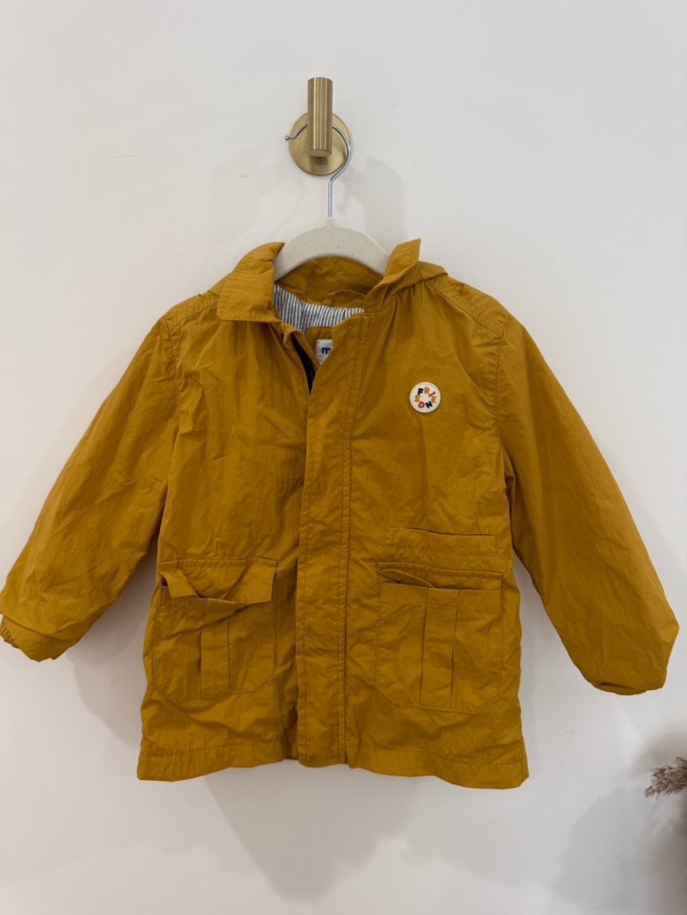 Mayoral Kids Mustard Yellow Utility Jacket